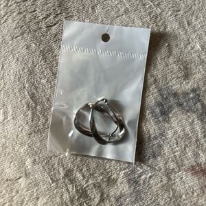 Elegant Silver Hoop Earrings